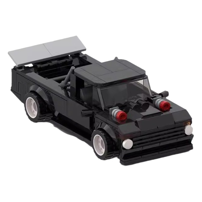 Ford Hoonitruck puzzle assembled car model compatible with Lego building blocks MOC ultimate tire killer journey