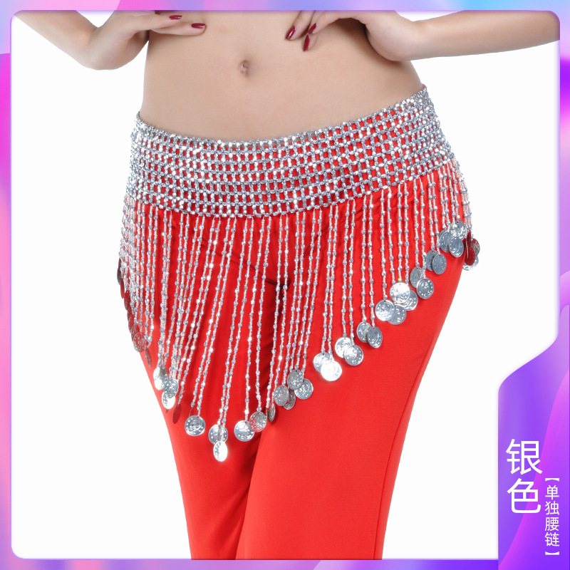 Picture of Triangle pendant waist chain, belly dance jewelry wholesale, tripartite belly dance, belly dance waist tripartite