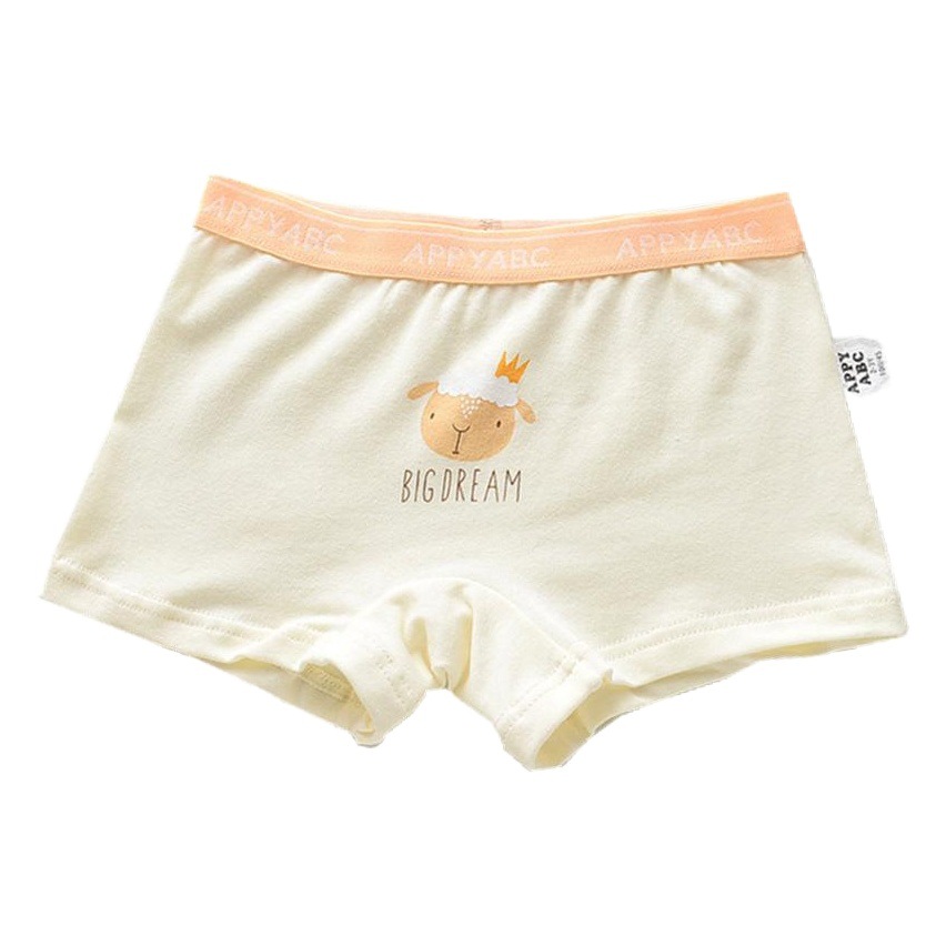 ETX women's children's underwear girls cotton underwear children's baby boxer shorts baby toddler boxer shorts 5 pieces