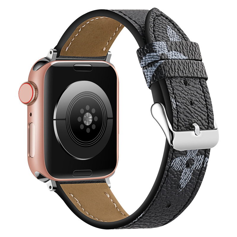 Picture of Big Brand Strap Spot Applicable Apple Watch Strap Apple iwatch87654321 Trendy Brand Leather Strap