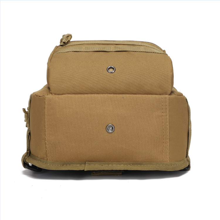 Picture of Factory Spot Canvas Riding Bag Camouflage Outdoor Sports Small Chest Hanging Bag Single Shoulder Crossbody Outdoor Tactical Chest Bag