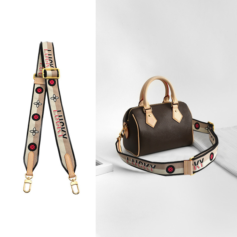Picture of Factory Direct Sales Speedy20 Canvas Bag with Shoulder Strap Presbyopic Bag Crossbody Wide Replacement Strap Single Purchase Accessories