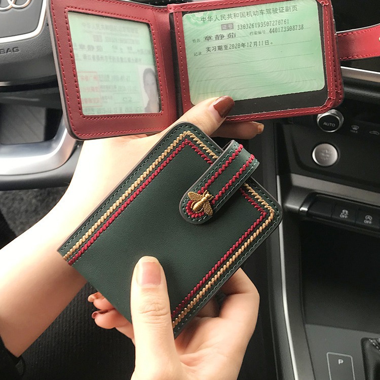 Picture of Motor Vehicle Driver's License Leather Cover Women's Personalized Creative Driver's License Protective Cover Driving License Two-in-One Cute Leather Ultra-Thin