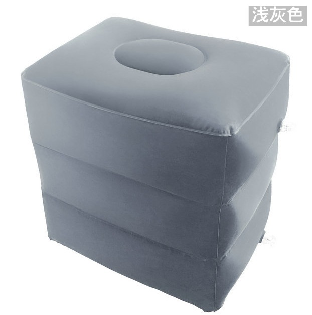 Picture of Portable Inflatable Stool Outdoor Travel Three-Layer Foot Pad Aircraft High-Speed Rail Bus Office Car Footrest Rest