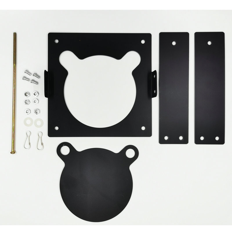 Picture of IDPA shooting training target bear hanging bullseye outdoor water bomb soft egg mud pill metal big bullseye training soft bomb