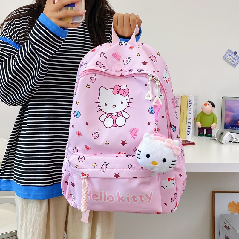 Picture of Japanese Ins Large Capacity Backpack for Grade 3-6 Female Campus Middle School Student Schoolbag All-match Breathable Large Capacity Backpack