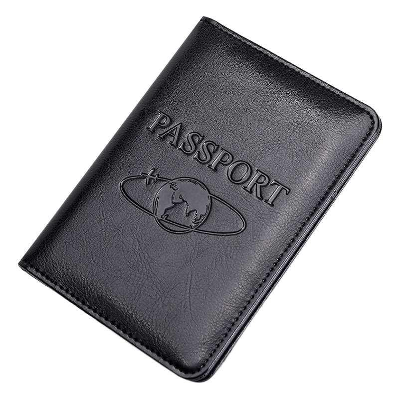 Cross-border Long Passbook Bag Head Layer Cowhide Passbook Holder Large Capacity Multi-card ID Bag RFID Anti-theft Card Bag
