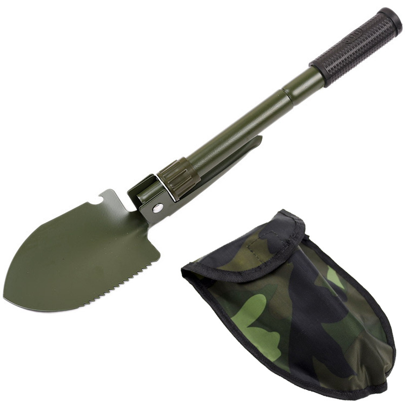 Picture of Popular Outdoor Foldableing Military Shovel, Multi-Functional Engineer Shovel, Camping Supplies, Tools, Survival Equipment, Digging