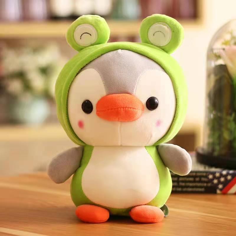 Picture of Transformation Penguin Plush Toy Dinosaur Frog Unicorn Doll Wedding Toss Doll Grab Machine Doll Factory