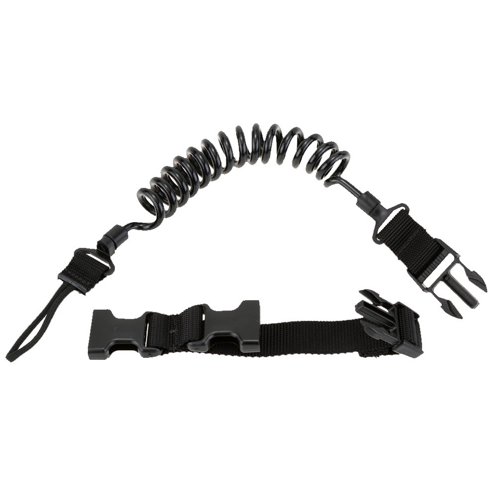 Picture of Multifunctional Tactical Spring Rope Quick Release Lanyard Safety Rope Outdoor Elastic Lanyard Strap
