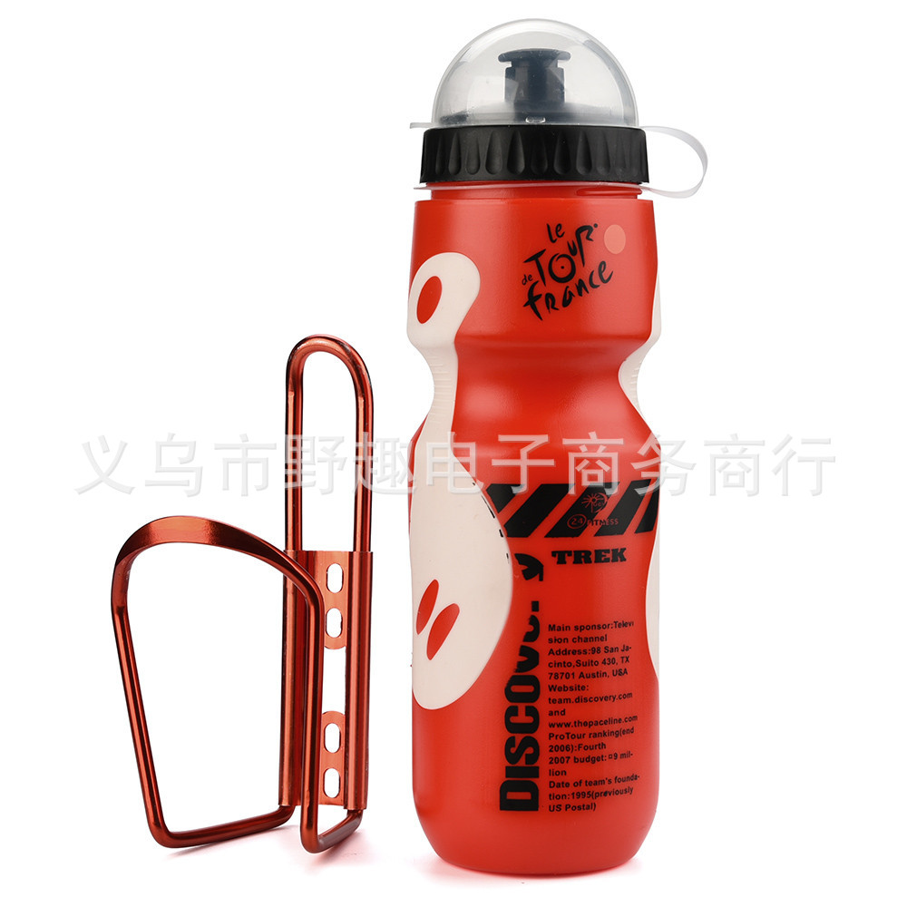 Picture of Bicycle aluminum alloy kettle water bottle holder motorcycle water bottle holder combination suit ring method kettle suit water cup holder