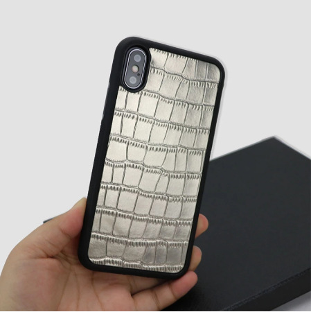 Picture of Crocodile Pattern Leather Set Airpods Bluetooth Headset Protective Case Drop-resistant Apple Phone Case Iphone11-15