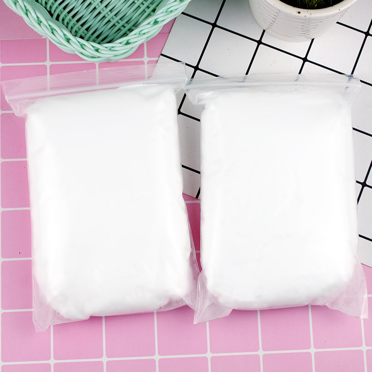 Paper clay white non-drawing non-stick hand-cut simulation clay cake material ultra-light paper clay large volume