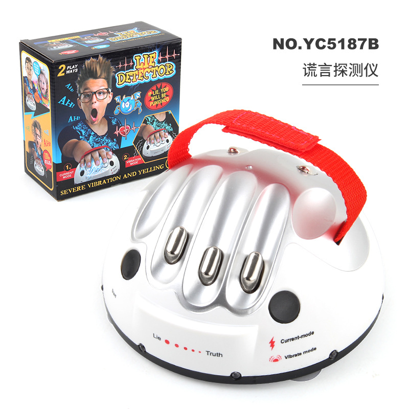 Picture of Micro Electric Shock Party Truth or Dare Lie Detector Finger Electric Shock New Strange Desktop Game Toy