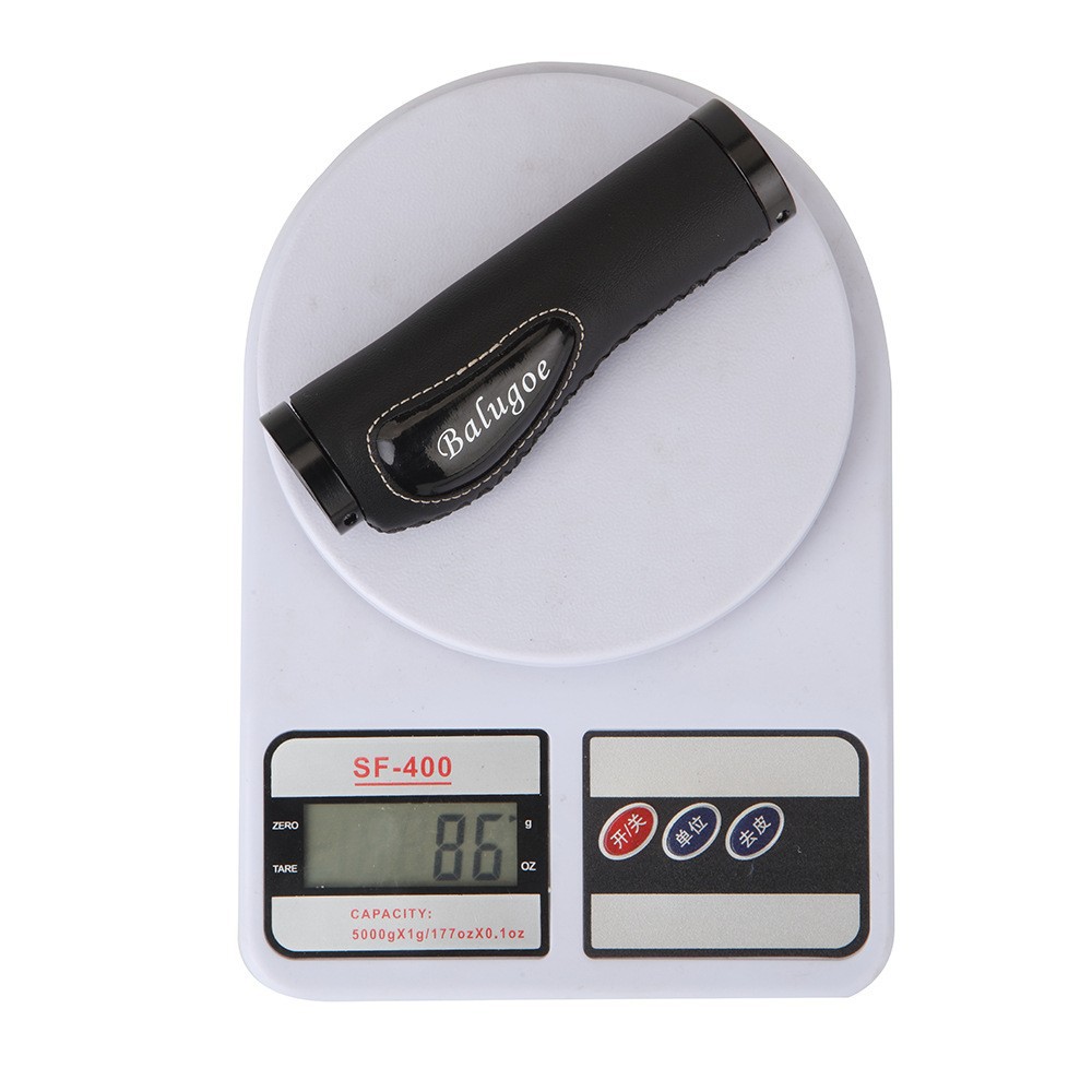 Picture of BALUGOE mountain bike handle cover shock-absorbing non-slip sweat-absorbing leather comfortable auxiliary handle lock grip driver handle