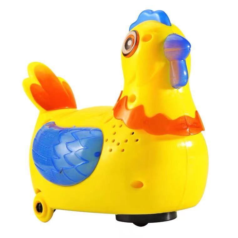 Picture of Children's electric music universal lower laying hen egg toy walking light simulation chicken toy treasure