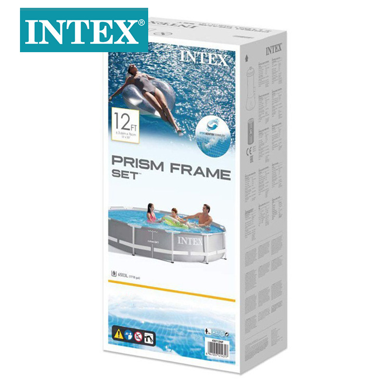 Picture of INTEX swimming pool square bracket pool round bracket pool family outdoor private large play pool
