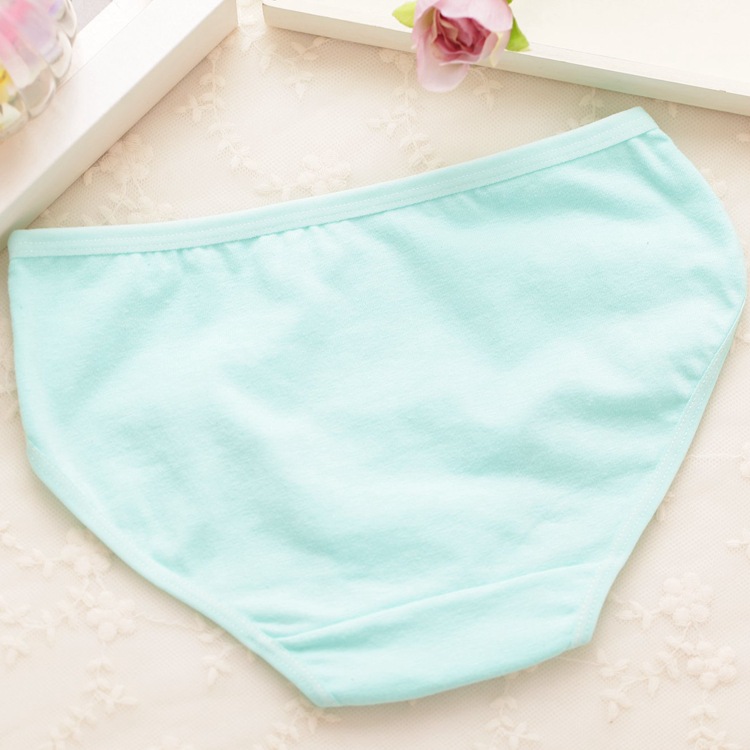 Picture of New candy color 95% cotton children's underwear girls briefs cartoon printed children's underwear wholesale