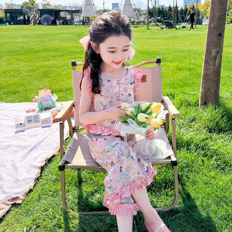 Picture of Yan Chu foreign trade Tang suit summer antique new sweet cute fungus lace suit performance suit a generation of hair