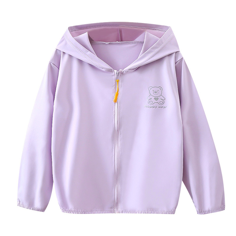 Picture of TikTok Explosions Summer Children's Sunscreen Clothing Ultra-thin Breathable Boys' and Girls' Skin Clothing Beach Outdoor Sunscreen Clothing Factory
