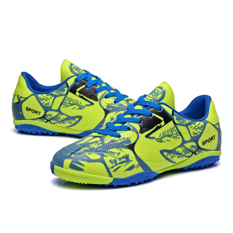 Picture of Youth Spike Training Football Shoes Campus Outdoor Men's and Women's Low-Top Artificial Grass Spikes Competition for Male and Female Students