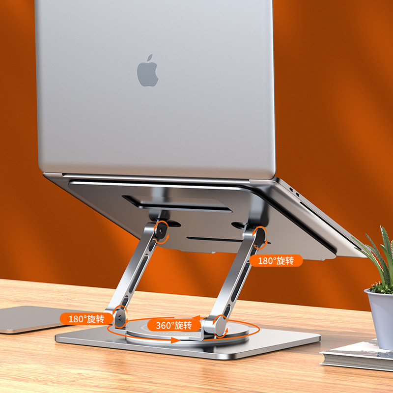 Picture of Cross-border Notebook Bracket 360-degree Rotating Computer Support Bracket Desktop Hanging Elevated Rack Computer Rack New