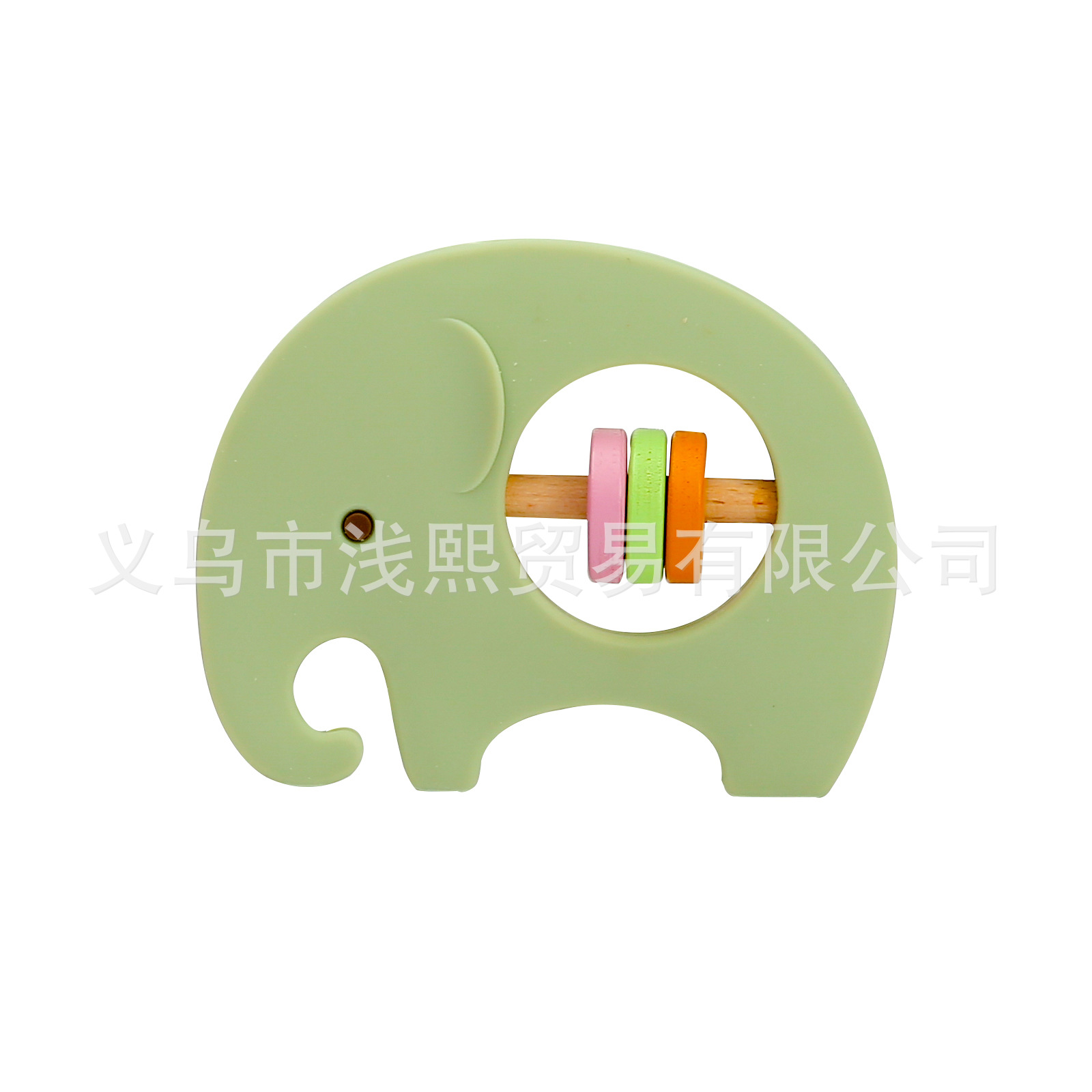 Picture of Silicone Koala Animal Baby Hand Catch Rattle Can Gnaw Gum Baby Soothing Puzzle Bell Elephant Hand Cattle