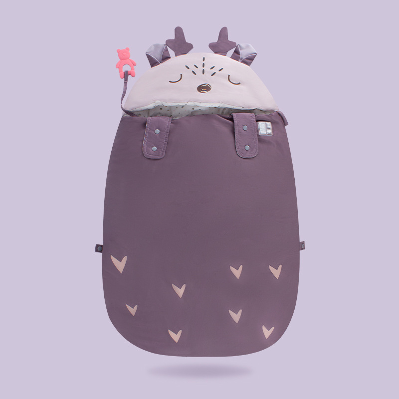 Picture of Factory Direct Baby Sleeping Bag Children's Baby Sleeping Bag Fall/Winter Anti-kick Anti-startling Newborn Cart Sleeping Bag