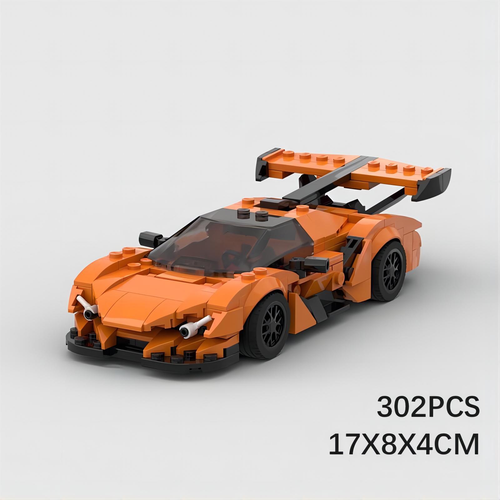 Picture of Moc Compatible with Lego Speed 8-Grids Car Apollo Ie Apollo Difficult Boys Car Model