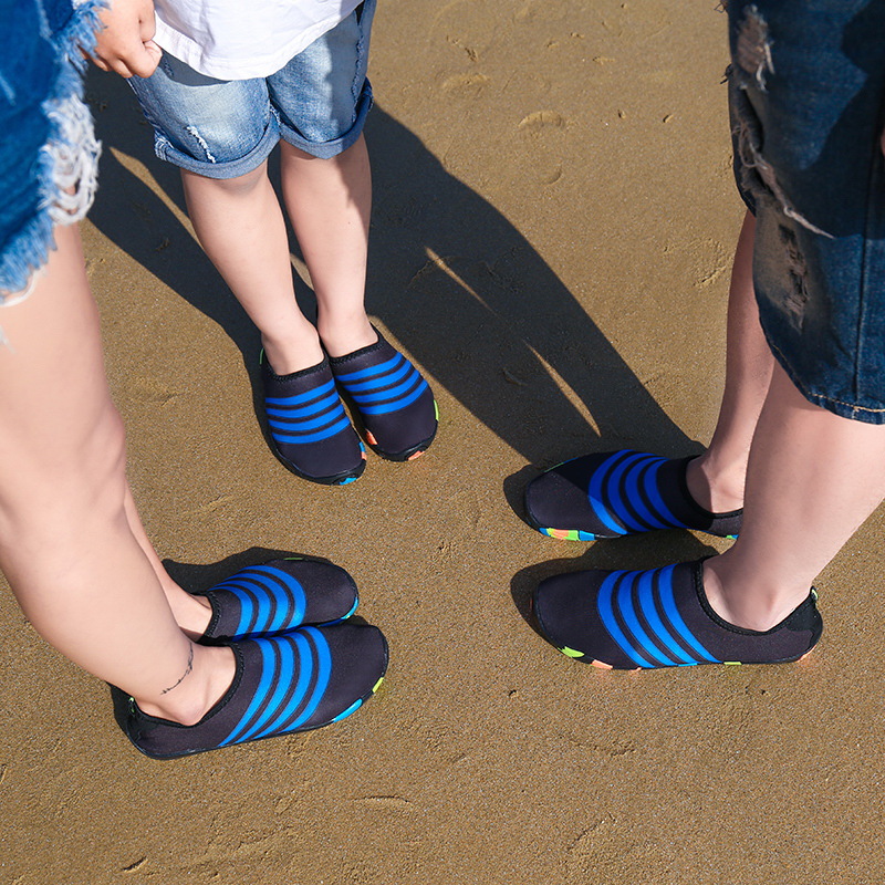 Picture of Parent-Child Beach Shoes Men and Women Wading Outdoor Diving Socks Couple Snorkeling Swimming Shoes Barefoot Treadmill Yoga Soft Shoes