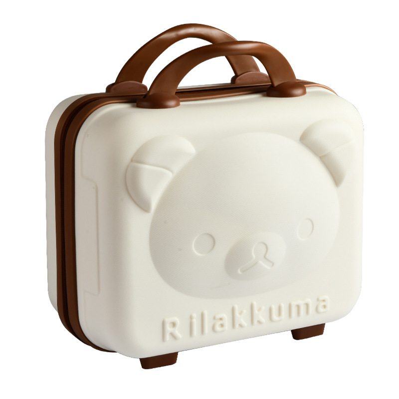 Picture of Cute Bear Suitcase, High-Looking Suitcase, Portable Large-Capacity Cosmetic Case, Toiletry Storage Suitcase