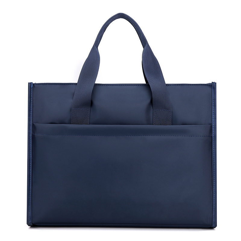 Picture of Lightweight Water-repellent Nylon Cloth Bag Simple All-match Commuter Bag New Men's Hand Bag Business Casual Handbag