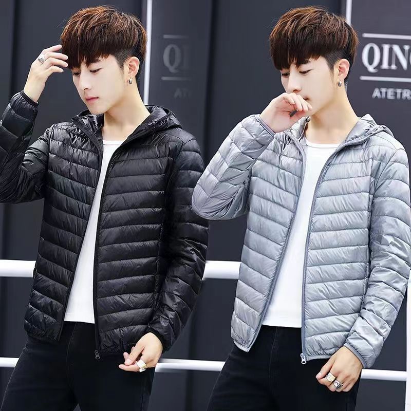 Picture of Anti-season men's cotton-padded jacket short light work cotton-padded jacket men's young and middle-aged plus size feather cotton-padded jacket father's winter coat