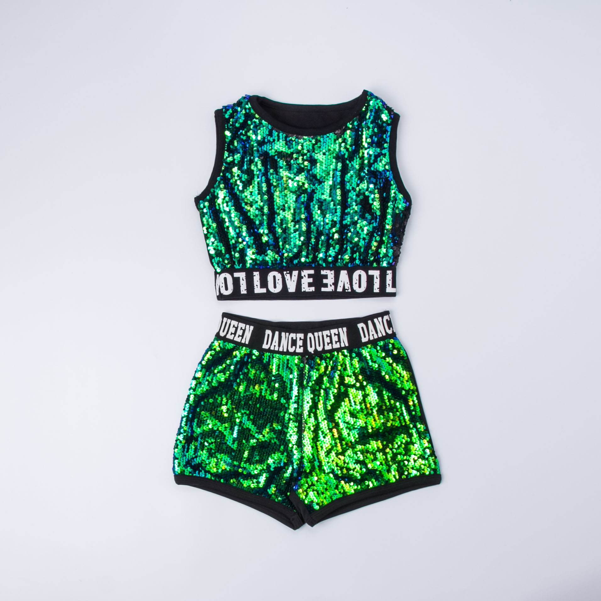 Picture of New Children's Jazz Dance Costume Girls Sequin Street Dance Korean Children's Hip Hop Fantasy New Year's Day Performance Costume