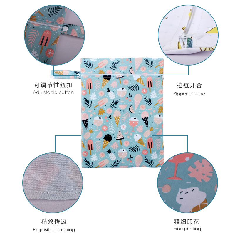 Picture of Foreign Trade Cross-Border Diaper Bag Stroller Hanging Bag Baby Diaper Bag Portable Storage Bag Travel Storage Bag Breathable