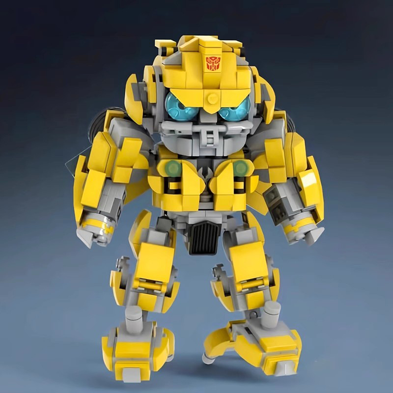 Picture of MOC compatible with Lego building blocks Suit SD BUMBLEBEE BUMBLEBEE mecha model assembled small particles domestic