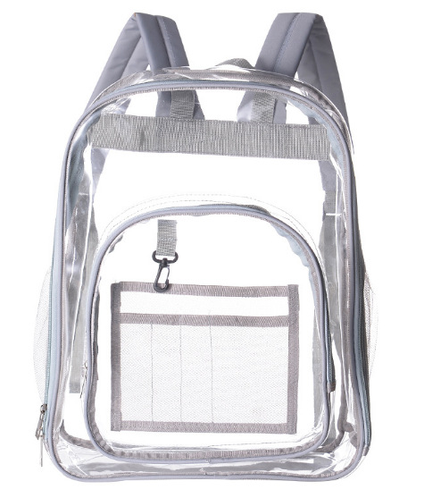 Picture of Cross-border explosions transparent backpack Amazon wholesale export waterproof PVC bag large capacity [selling]]