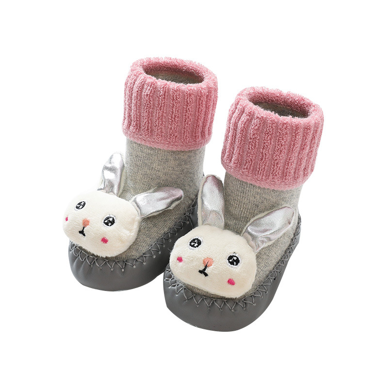 Picture of Baby floor socks winter thick children's socks cartoon baby toddler shoes non-slip soft bottom indoor baby socks