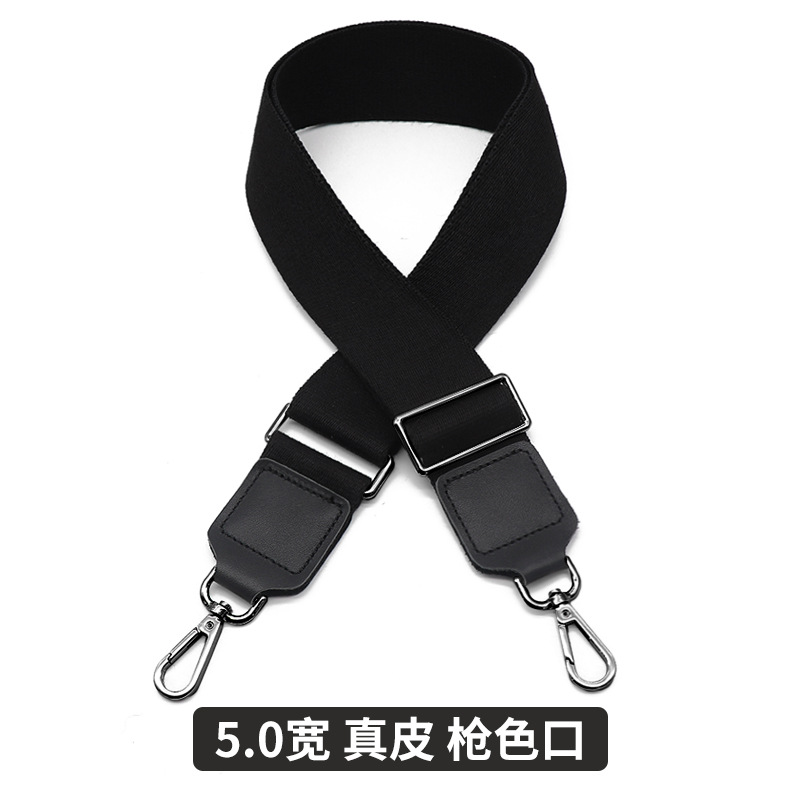 Picture of Women's Bag Solid Color Black Crossbody Shoulder Strap Replacement Bag Strap Shoulder Strap Adjustable Wide Shoulder Strap Strap Accessory Replacement Strap