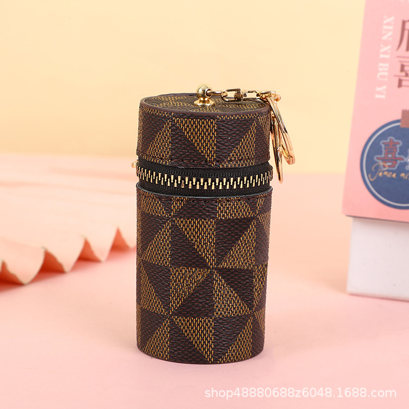 Picture of Bags for Women 2025 New Retro Presbyopia Leather Keychain Leather Mini Lipstick Bag Qiao Headphones Coin Pendant Bag
