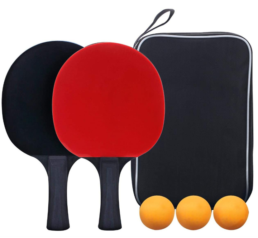 Picture of [Factory] 3-star table tennis racket set training table tennis board horizontal racket straight racket table tennis board support generation hair