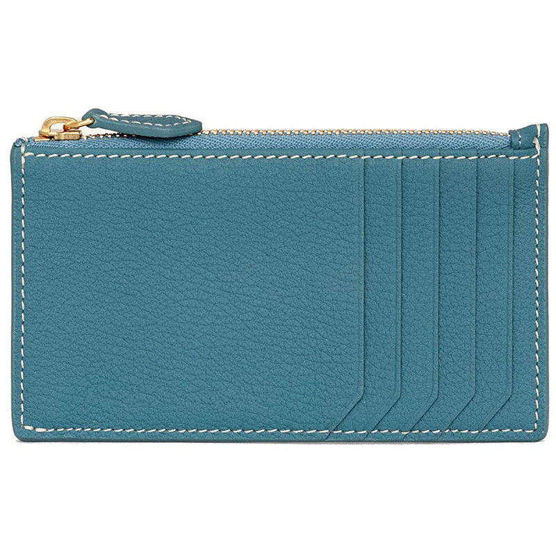 Picture of Japan Amazon Lotte New Women's Genuine Leather Ultra-thin Simple Card Bag Short Cowhide Coin Purse Small Card Set