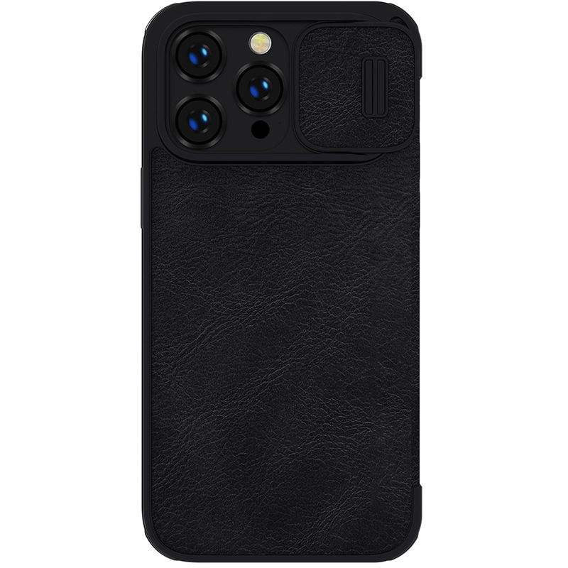 Picture of Nillkin Is Suitable for Iphone14 Pro Mobile Phone Case Lens Push Cover Anti-Peeping Plain Leather Flip Cover Apple 14