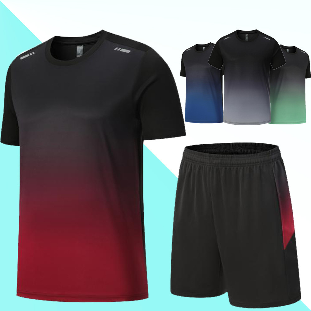 Light board football uniform suit boys and girls adult children team uniform jersey primary and secondary school students short sleeve jersey competition training uniform