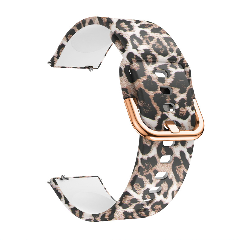 Picture of For Samsung galaxy active2 Printed Silicone Strap Watch4 Huawei Smart Strap 20/22mm