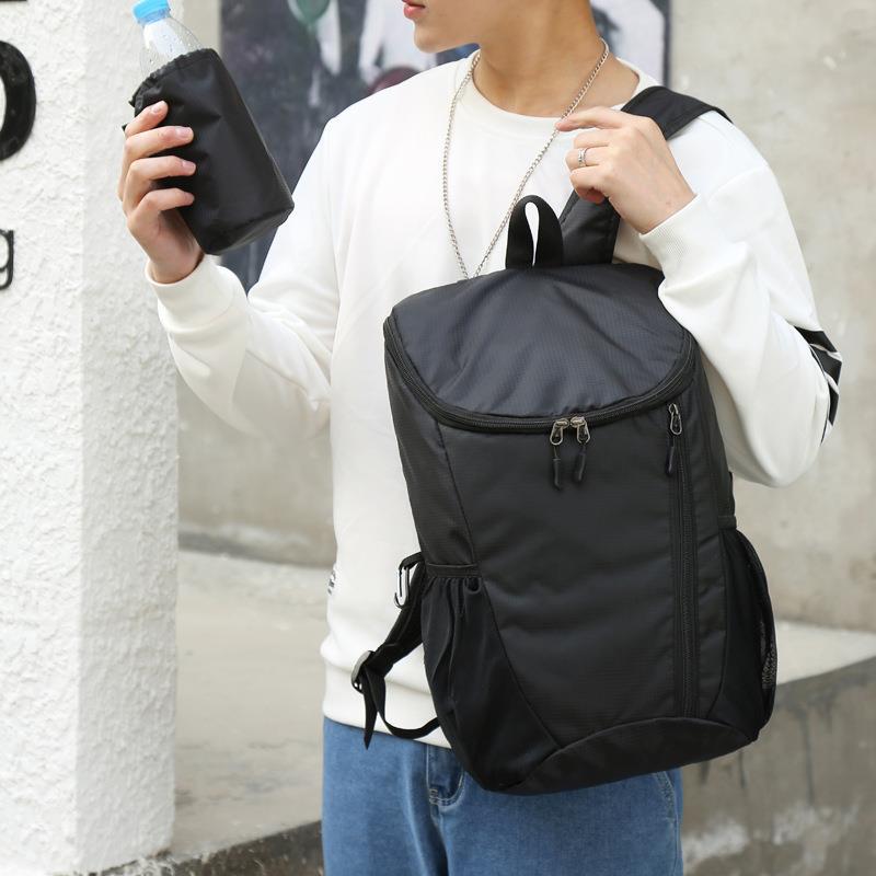 Picture of Cross-border outdoor large capacity can be stored folding bag lightweight waterproof backpack sports backpack can be customized logo