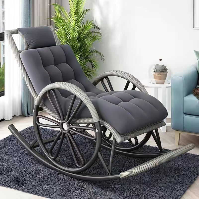 Picture of Household Rocking Chair Leisure Rocking Chair Creative Recliner Adult Leisure Chair Balcony Rattan Chair Internet-Fun Chair