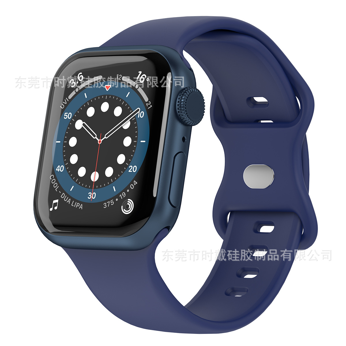 Picture of strap Watch 8 generation/Ultra/SE solid color silicone buckle iwatch strap