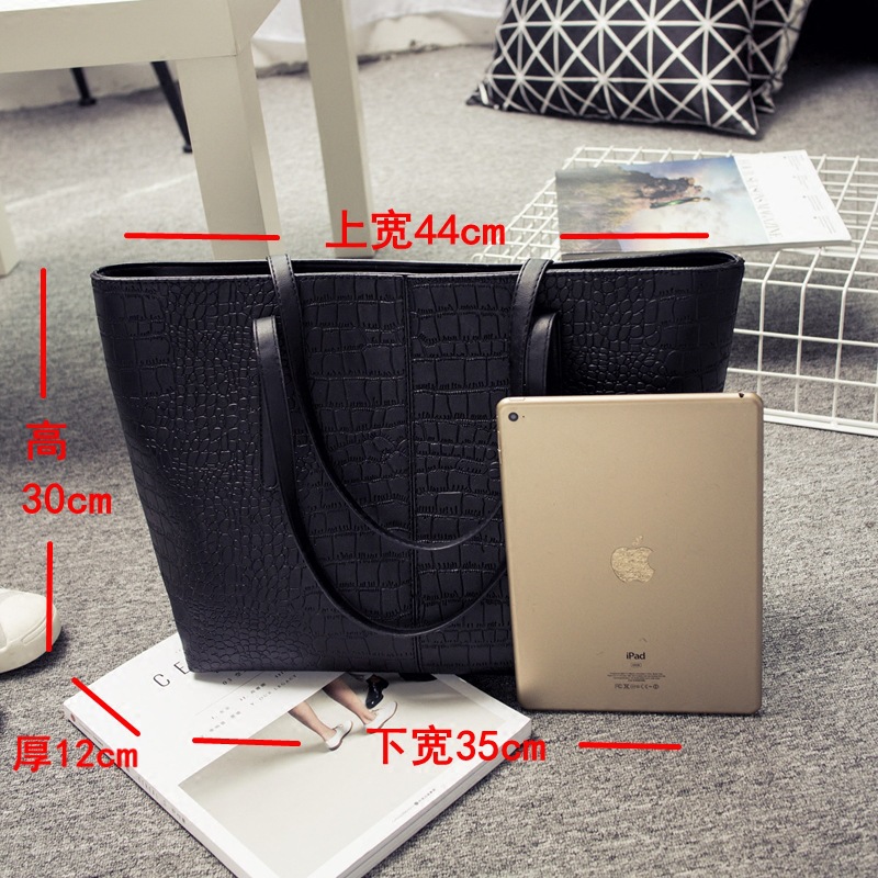 Picture of Texture Bag Women's Summer High-end 2025 New Hand Tote Bag Black Waterproof Handbag Large Capacity