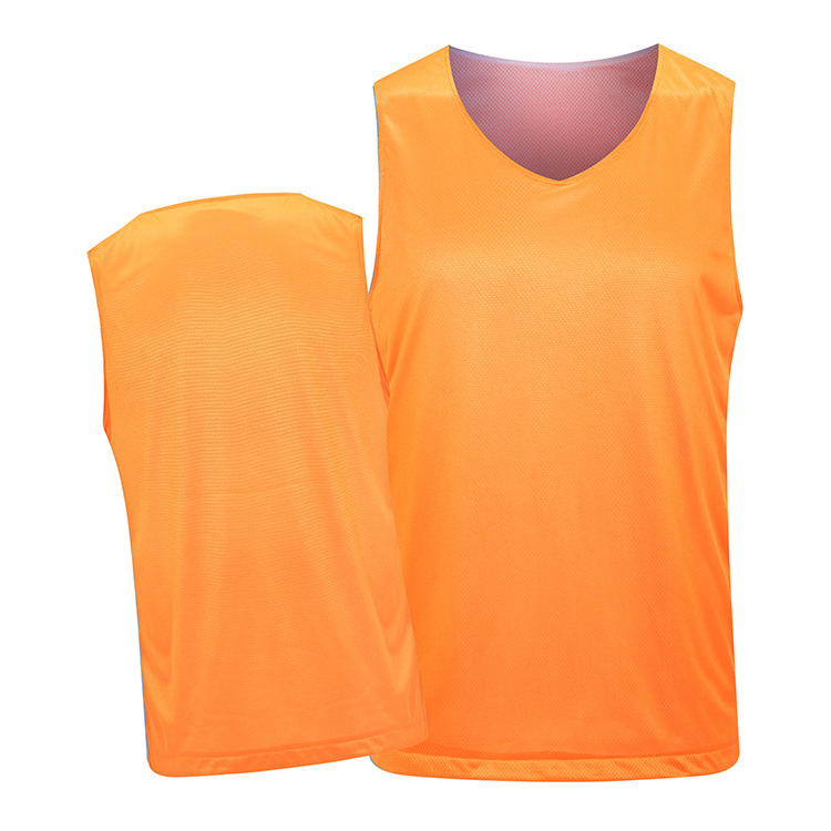 Picture of Double-layer double-sided wearable basketball suit men's printed light board basketball training jersey competition team uniform diy team